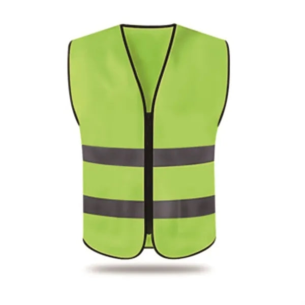 Double reflective strip high gloss reflective safety vest