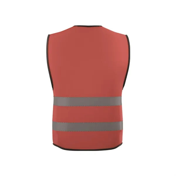 Double reflective strip high gloss reflective safety vest