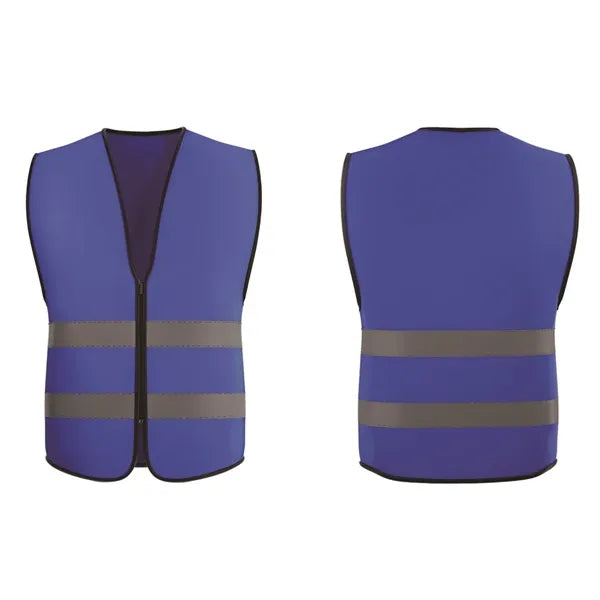 Double reflective strip high gloss reflective safety vest