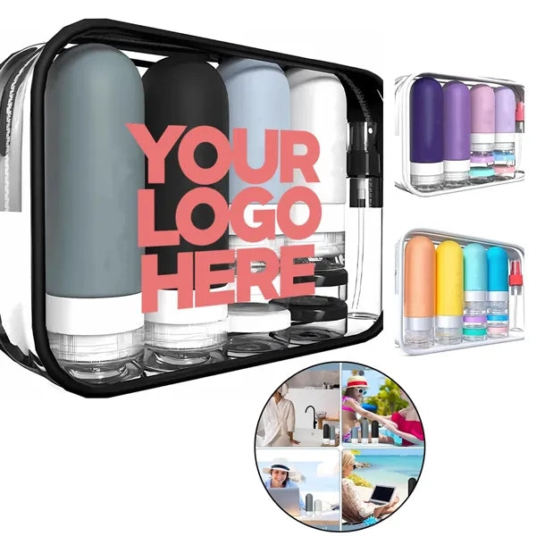 17 Pack Travel Bottles For Toiletries Silicone Containers