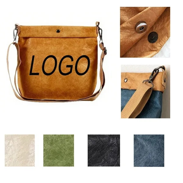 Tyvek-Made Adjustable Water-Resistant Stylish Sling Bag