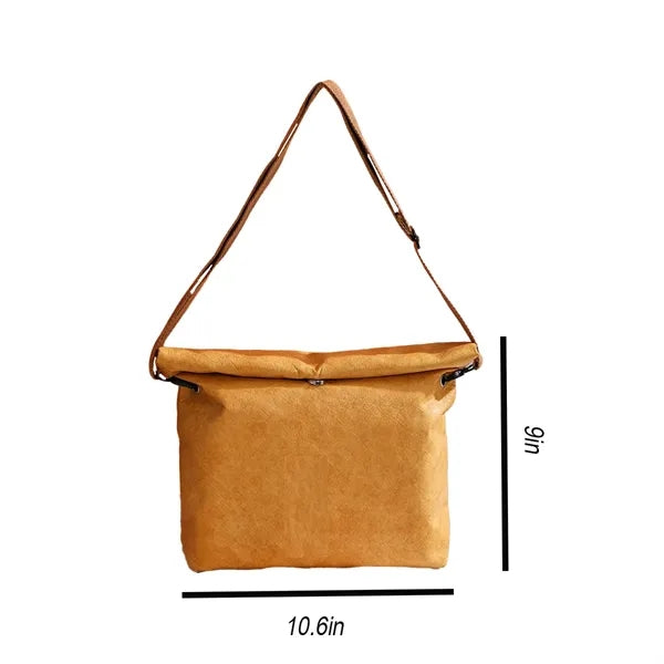 Tyvek-Made Adjustable Water-Resistant Stylish Crossbody Bag