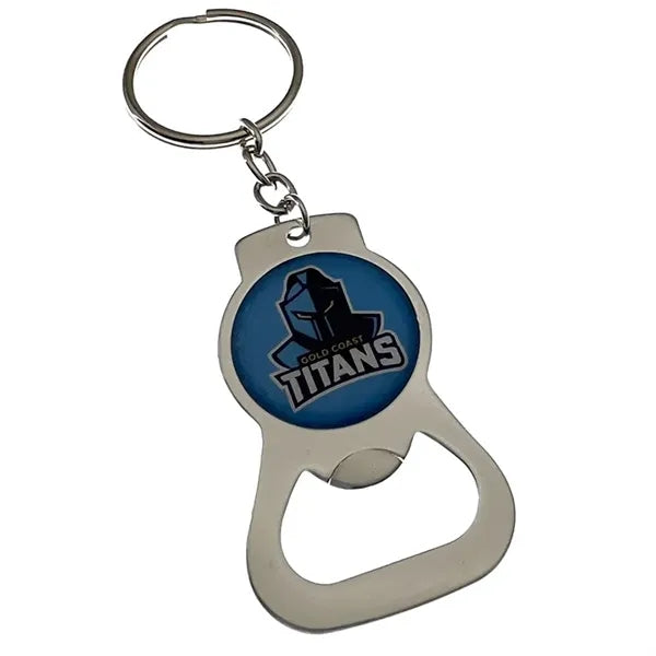 Bottle Opener Keychain Portable Beer Key Chain Round Tag