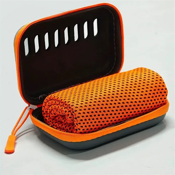 Camping Cooling Towel with EVA Box