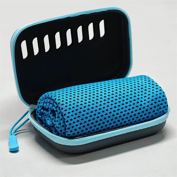 Camping Cooling Towel with EVA Box