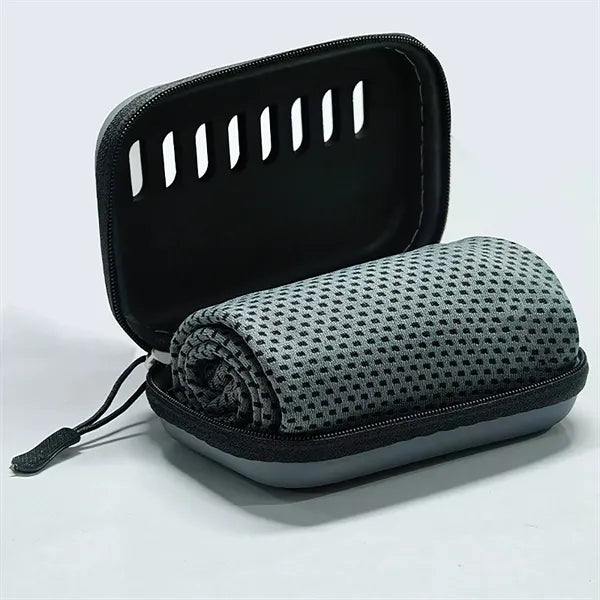 Camping Cooling Towel with EVA Box