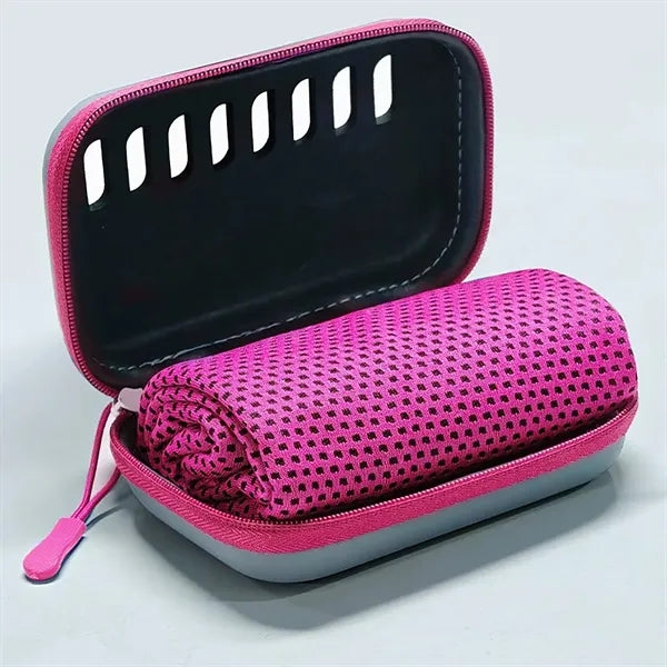 Camping Cooling Towel with EVA Box