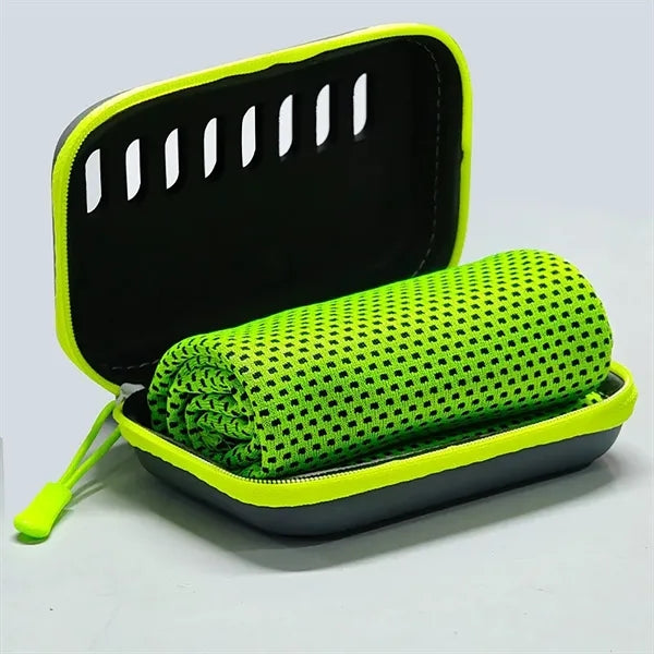 Camping Cooling Towel with EVA Box