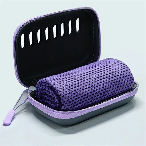 Camping Cooling Towel with EVA Box