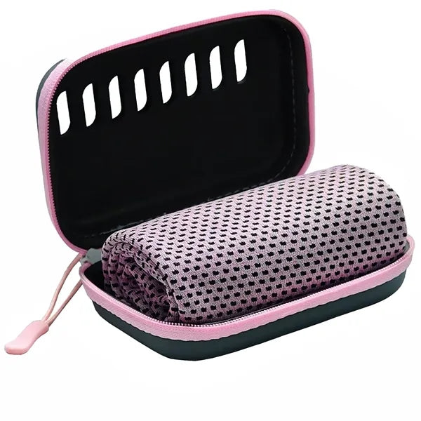 Camping Cooling Towel with EVA Box
