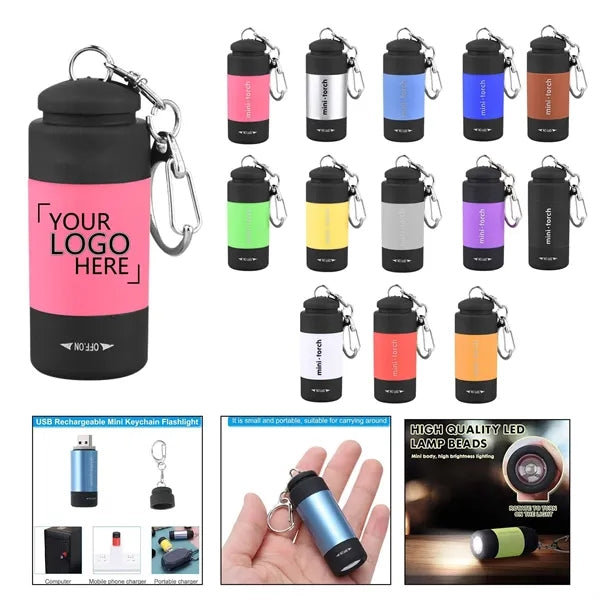Rechargeable LED Light Key Chain