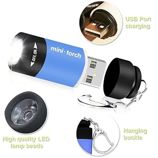 Rechargeable LED Light Key Chain