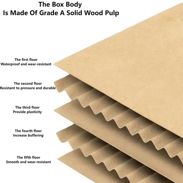 Cardboard Moving Boxes, Any Size, Hardness, Number Of Layers