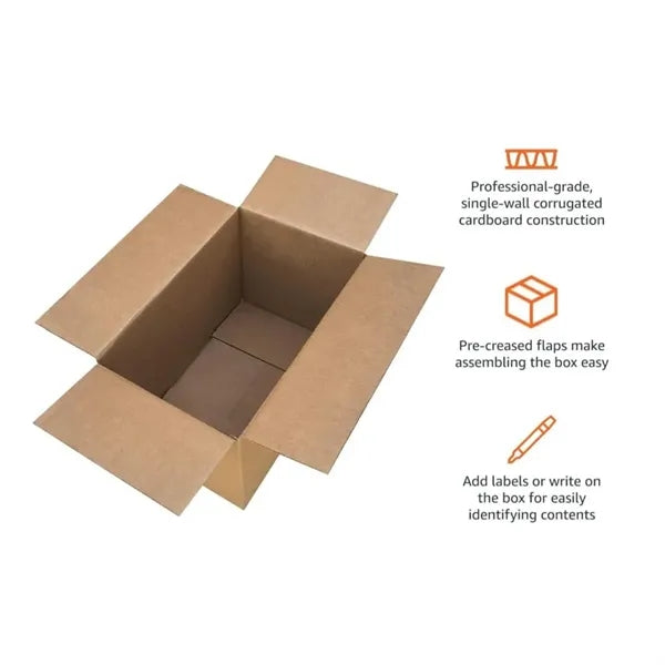 Cardboard Moving Boxes, Any Size, Hardness, Number Of Layers