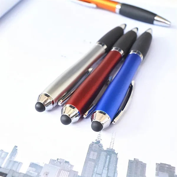 Stylus Ballpoint Pen Dual Tip For Touch Screens