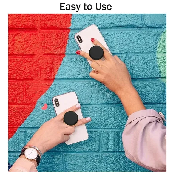 Round Adhesive Phone Grip Magnets Securely Attach