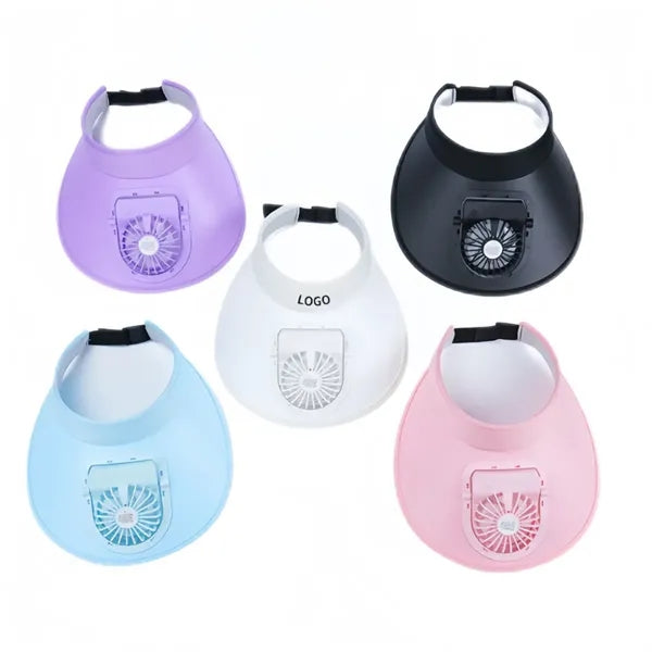 Fan Sun-Protective Visor Hat