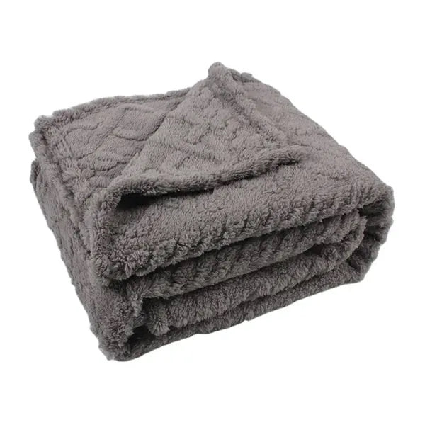 RPET Sherpa Lined Eco Friendly Warm Blanket