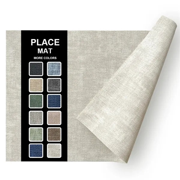 Premium Textured-Leather Placemats