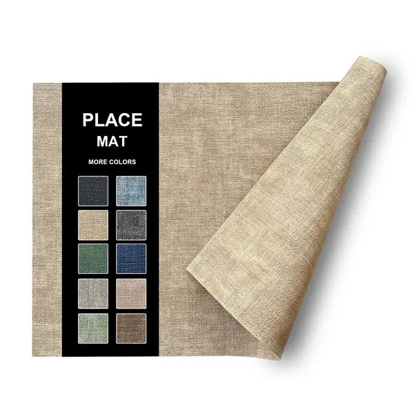 Premium Textured-Leather Placemats