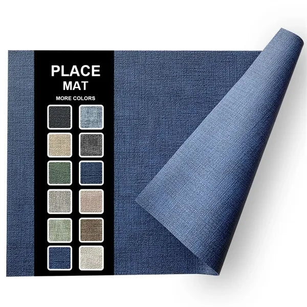 Premium Textured-Leather Placemats