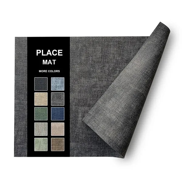 Premium Textured-Leather Placemats