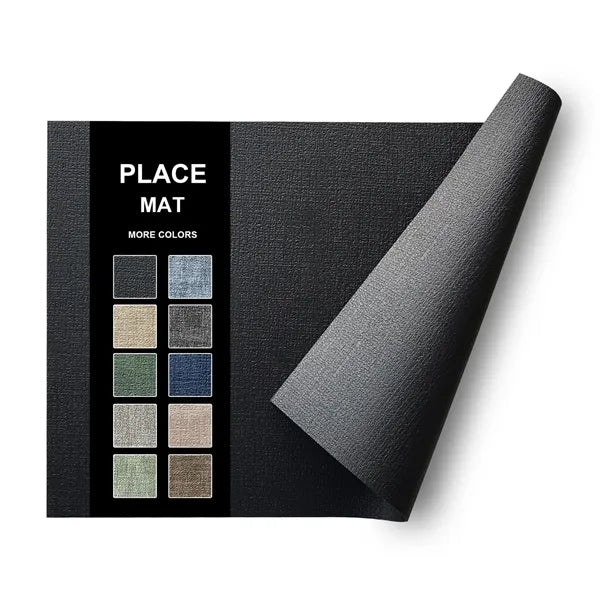 Premium Textured-Leather Placemats