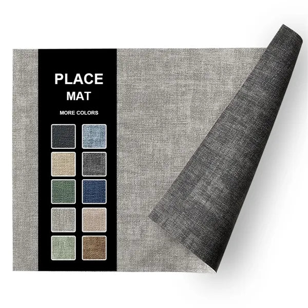 Premium Textured-Leather Placemats