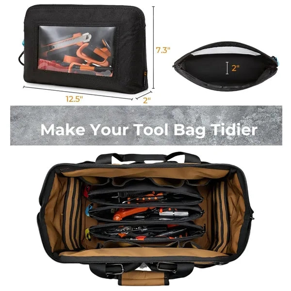 Oxford Tool Bag With Clear Window For Storage