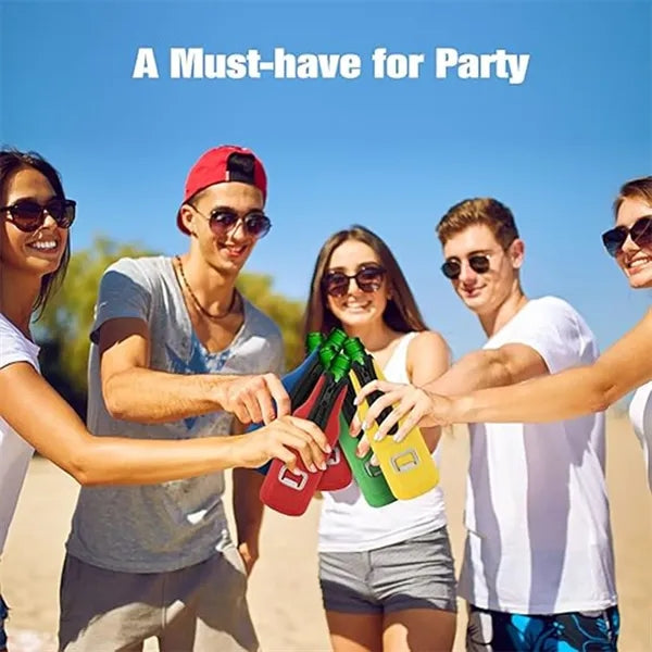 Neoprene Beer Bottle Sleeves With Opener