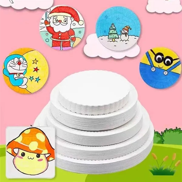 Disposable Paper Plate For Kindergarten Art Painting