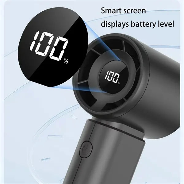 Portable Handheld Fan With Custom Logo Stylish Compact