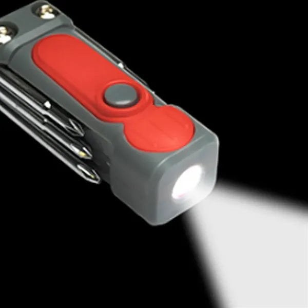 LED Flashlight Multi Tool with Screwdriver Set