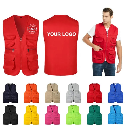 Multi-Pocket Volunteer Vest