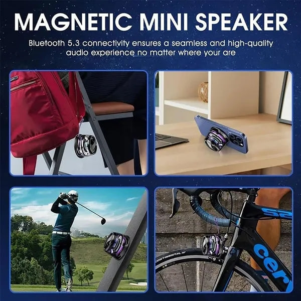 Multifunctional Portable Magnetic Bluetooth Speaker