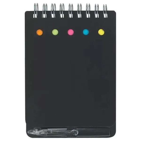 Pp Cover Notebook With Sticky Notes & Pen