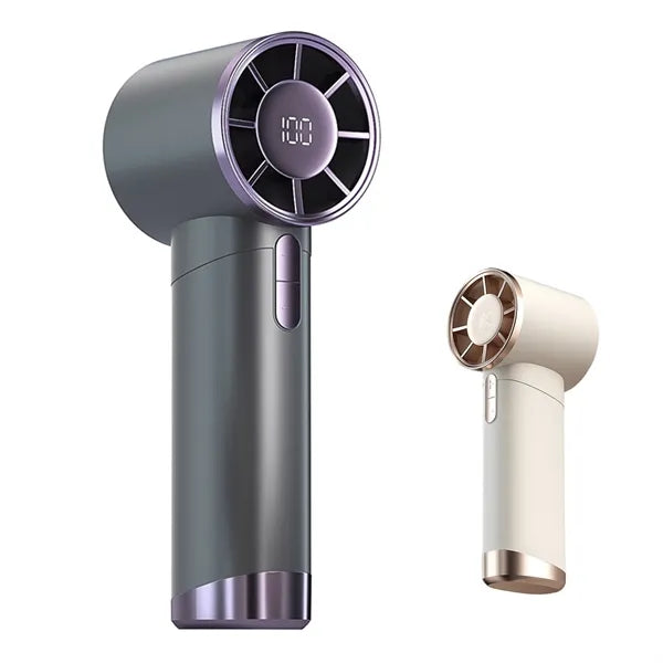 Portable Powerful Turbo Handheld Fan with Digital Display