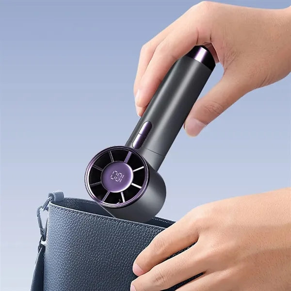Portable Powerful Turbo Handheld Fan with Digital Display