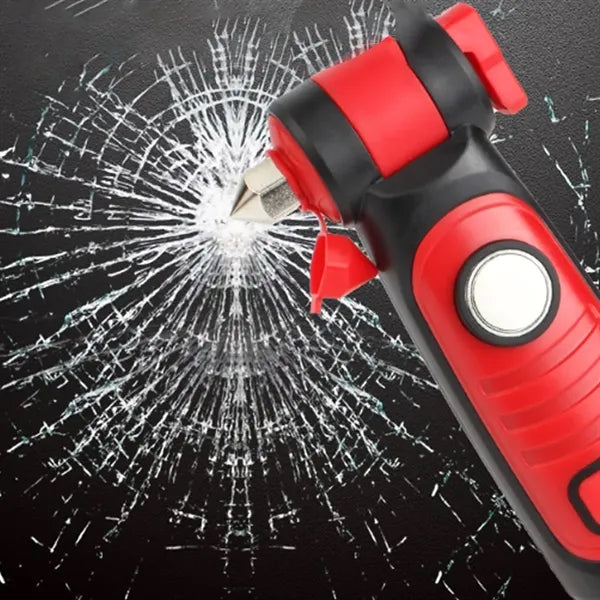 Emergency Safety Magnetic Multi Tool Flashlight with Hammer