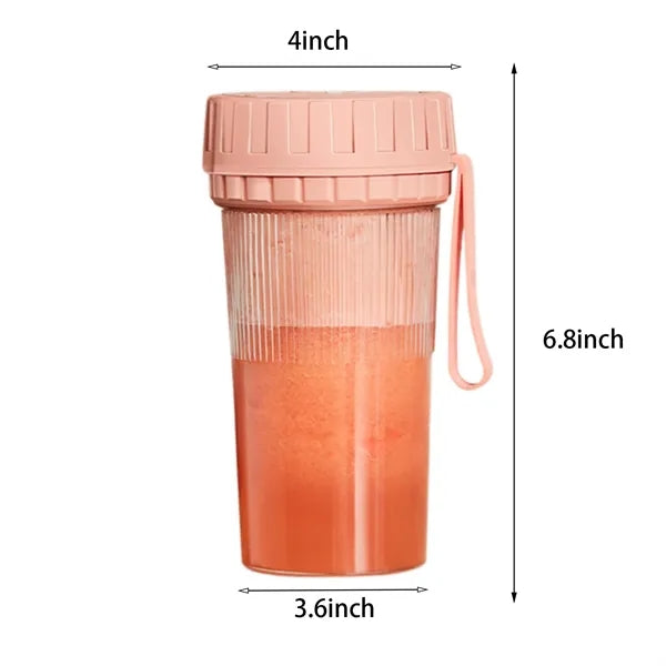 Portable Cordless Juicer Cup with High-Speed Blending