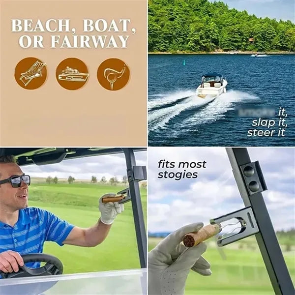 Magnetic Cigar Holder For Golf Cart