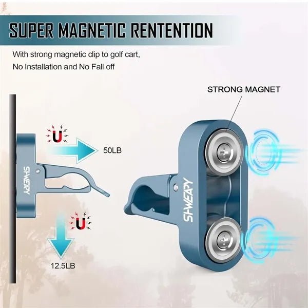 Magnetic Golf Cigar Holder Clip