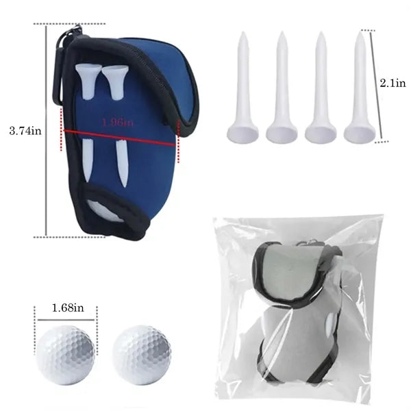 Golf Gift Set With Neoprene Pouch