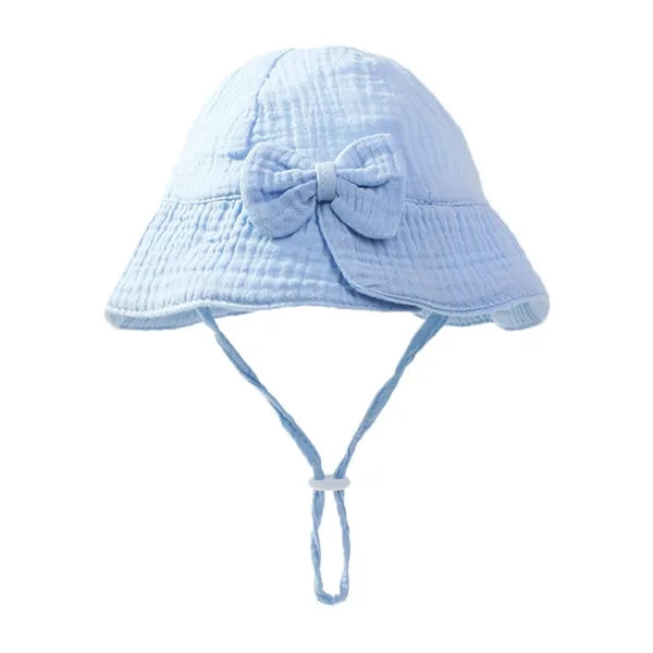 Pure Cotton Baby Bucket Sun Hat