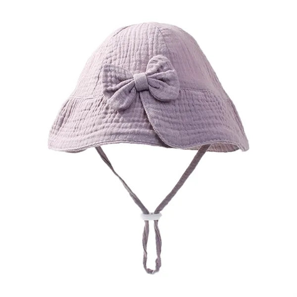 Pure Cotton Baby Bucket Sun Hat