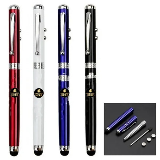 4 - in - 1 Metal Touch Screen Pen with Flashlight
