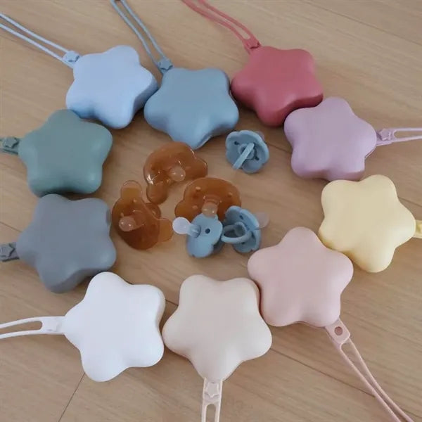 Silicone Pacifier Holder Case BPA Free Baby Accessories