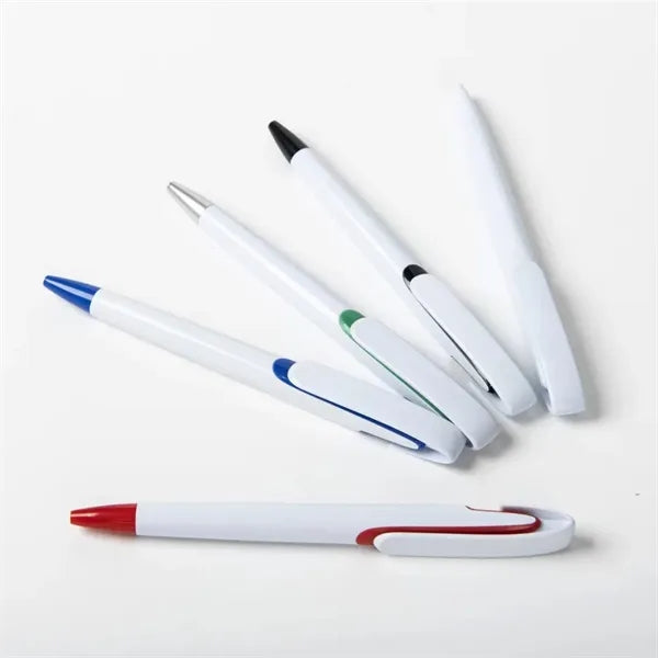Wide Clip Hook Ballpoint Pen