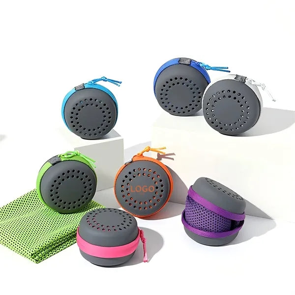 Quick-Drying Sport Towel with Storage Box