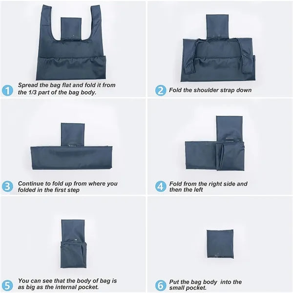 Oxford Foldable Shopping Handbag